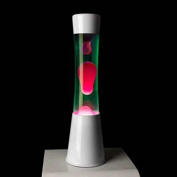 Lava Lampe “Tower Green & Pink” | Retro-Vibe in Farbe | Fisura