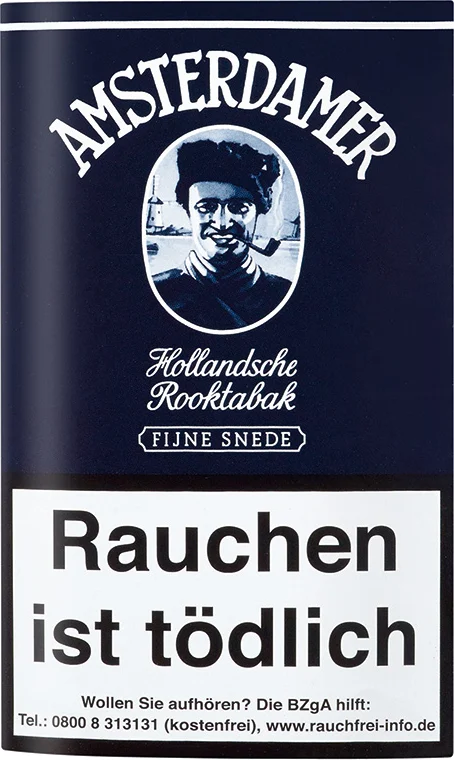 Amsterdamer Pfeifentabak Hollandsche Rooktabak 40g Pouch