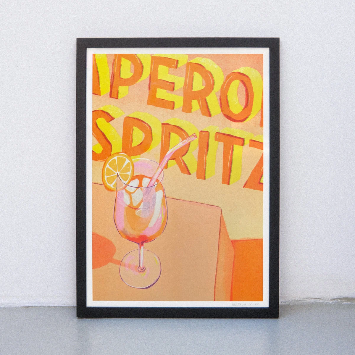 Aperol Spritz (DIN A3) | Edition SCHEE | Risographie