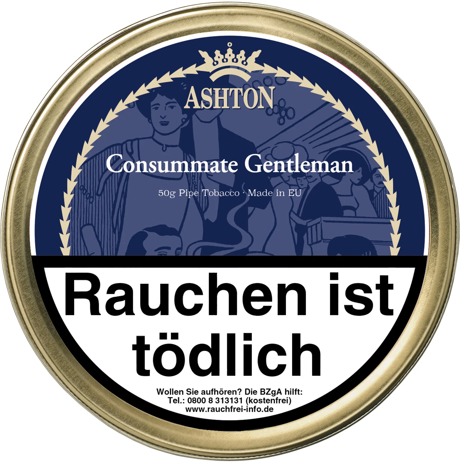 Ashton Pipes Pfeifentabak Consumate Gentlemen 50g Dose