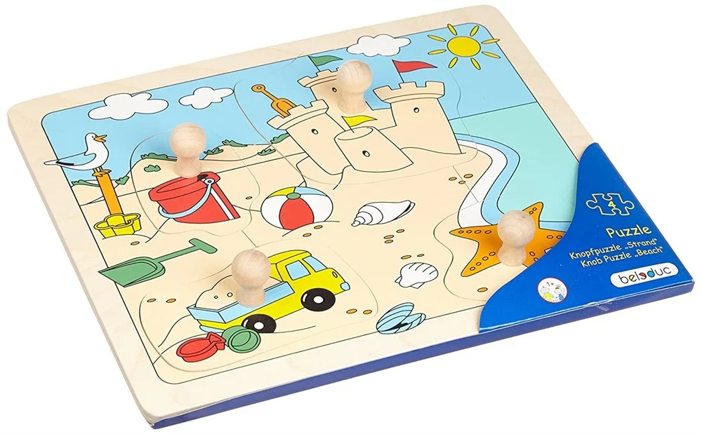 Beleduc Knopfpuzzle Strand