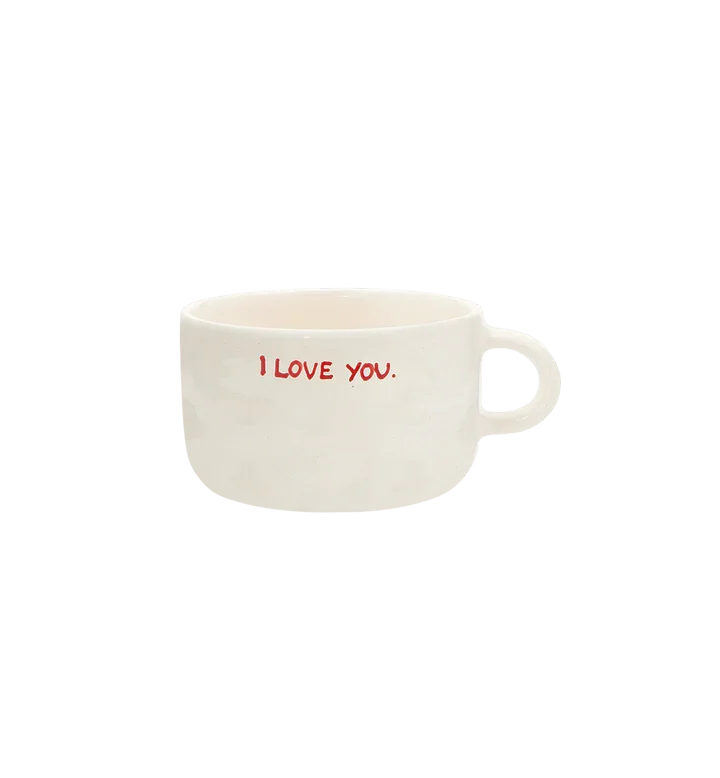 Cappuccinotasse "I Love You" | anna & nina | handbemalt