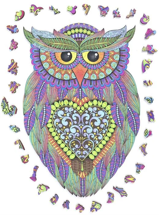 Craft Buddy A3 Wooden Puzzle - Owl
