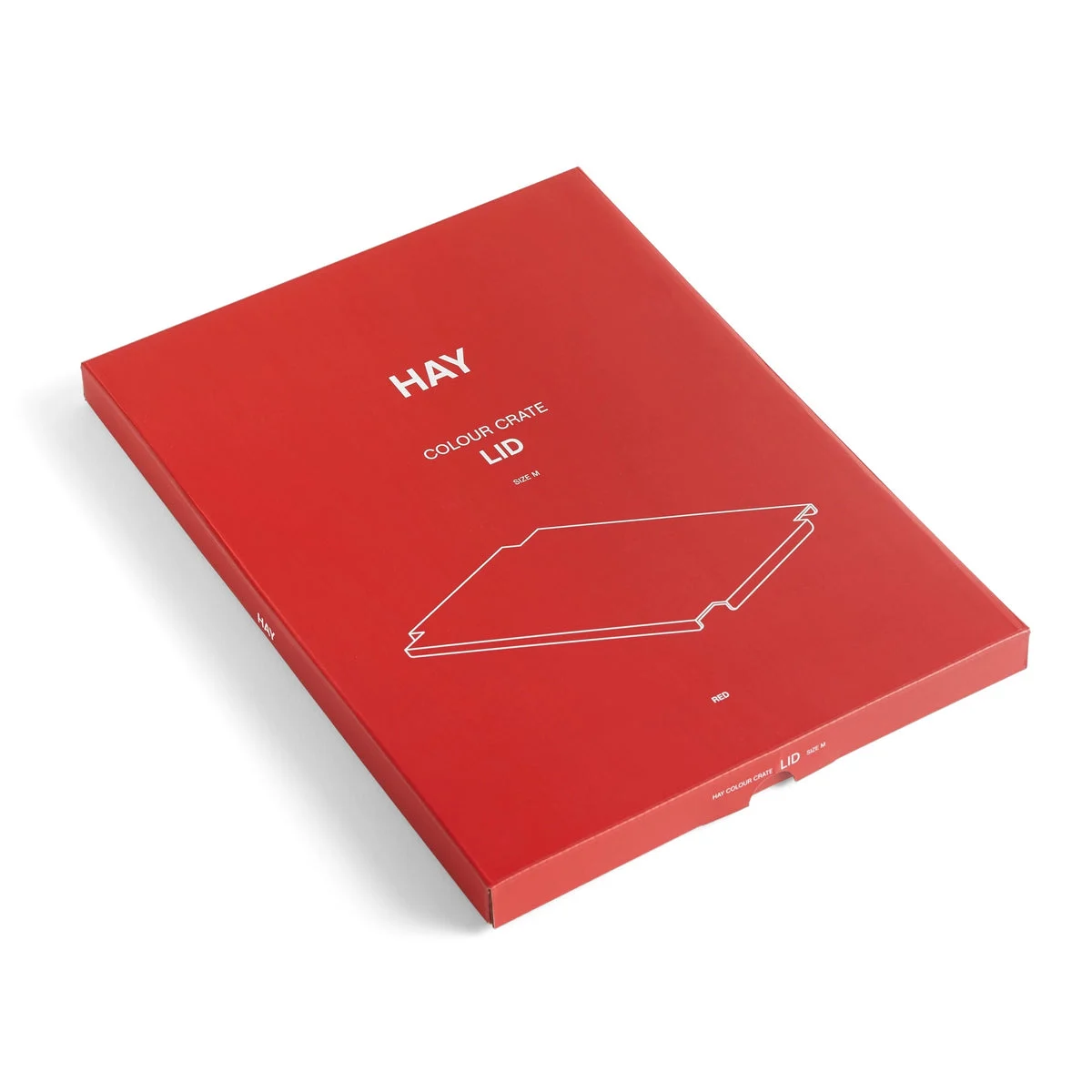 Deckel „Faltbox Medium Red“ | Knalliger Kontrast | HAY