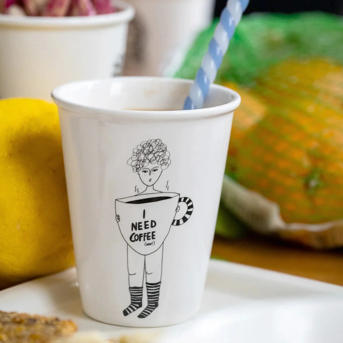 Design Mug “Coffee Now” | Für alle Kaffee-Notfälle | helen b