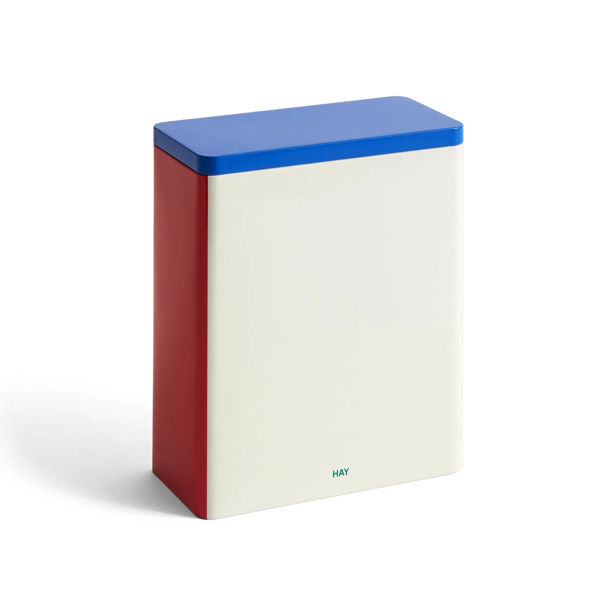 Dose „Tin Container XL“ | Off-White, Blue & Red | HAY
