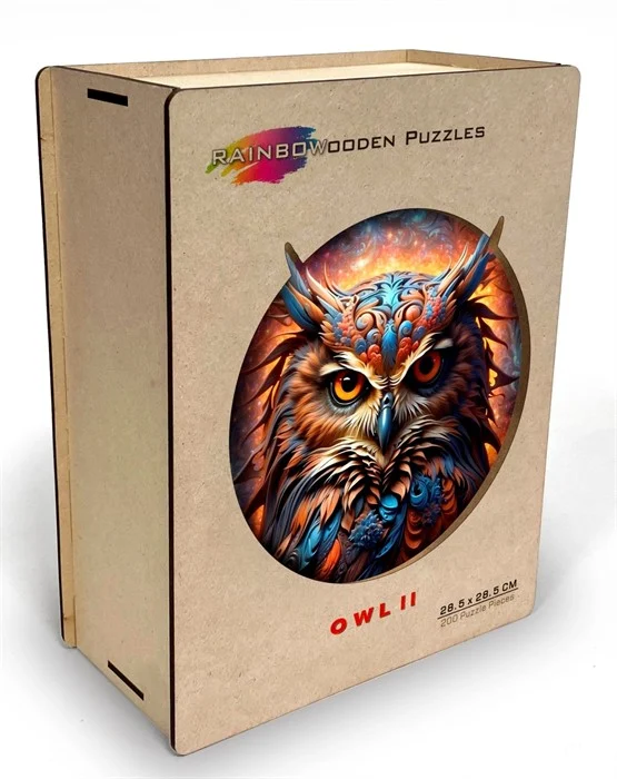 Eureka RainboWooden Puzzle Owl II/Eule II - 200 Teile