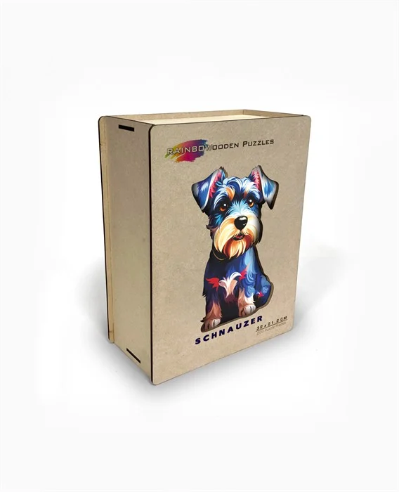 Eureka RainboWooden Puzzle Schnauzer - 200 Teile