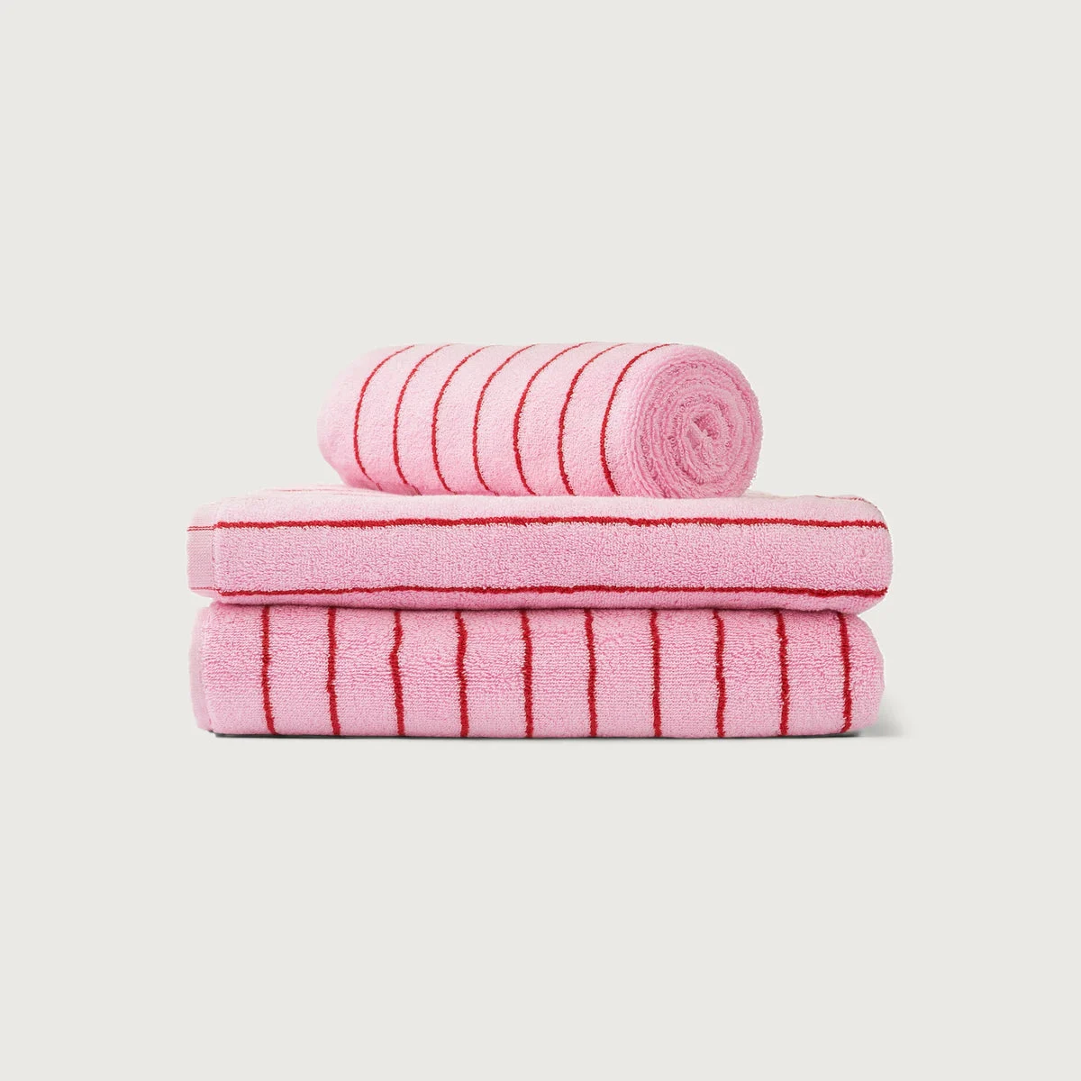 Handtuch Bongusta „Naram Baby Pink & Ski Patrol“ | Weiches Handtuch
