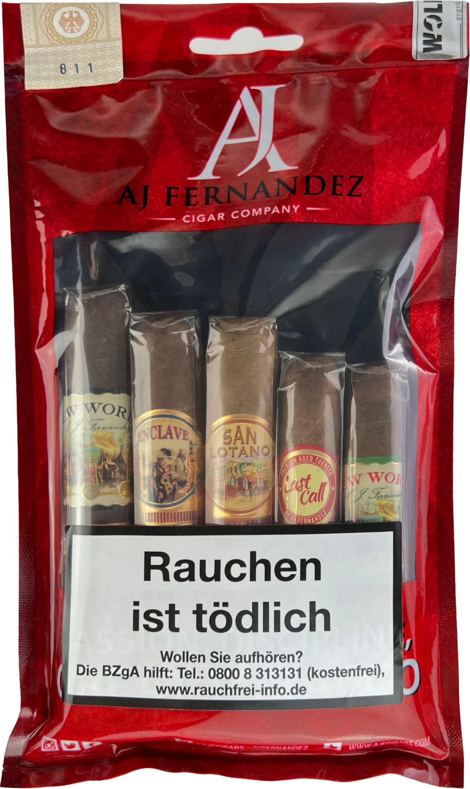 A.J. Fernandez Sampler Premium Robusto Freshpack (5er)