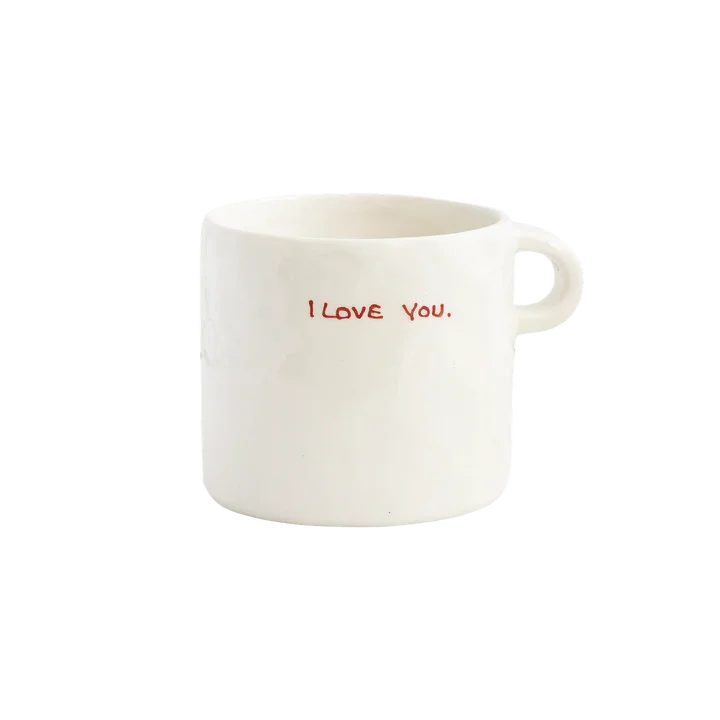 Keramiktasse "I Love You" | anna & nina | handbemalt