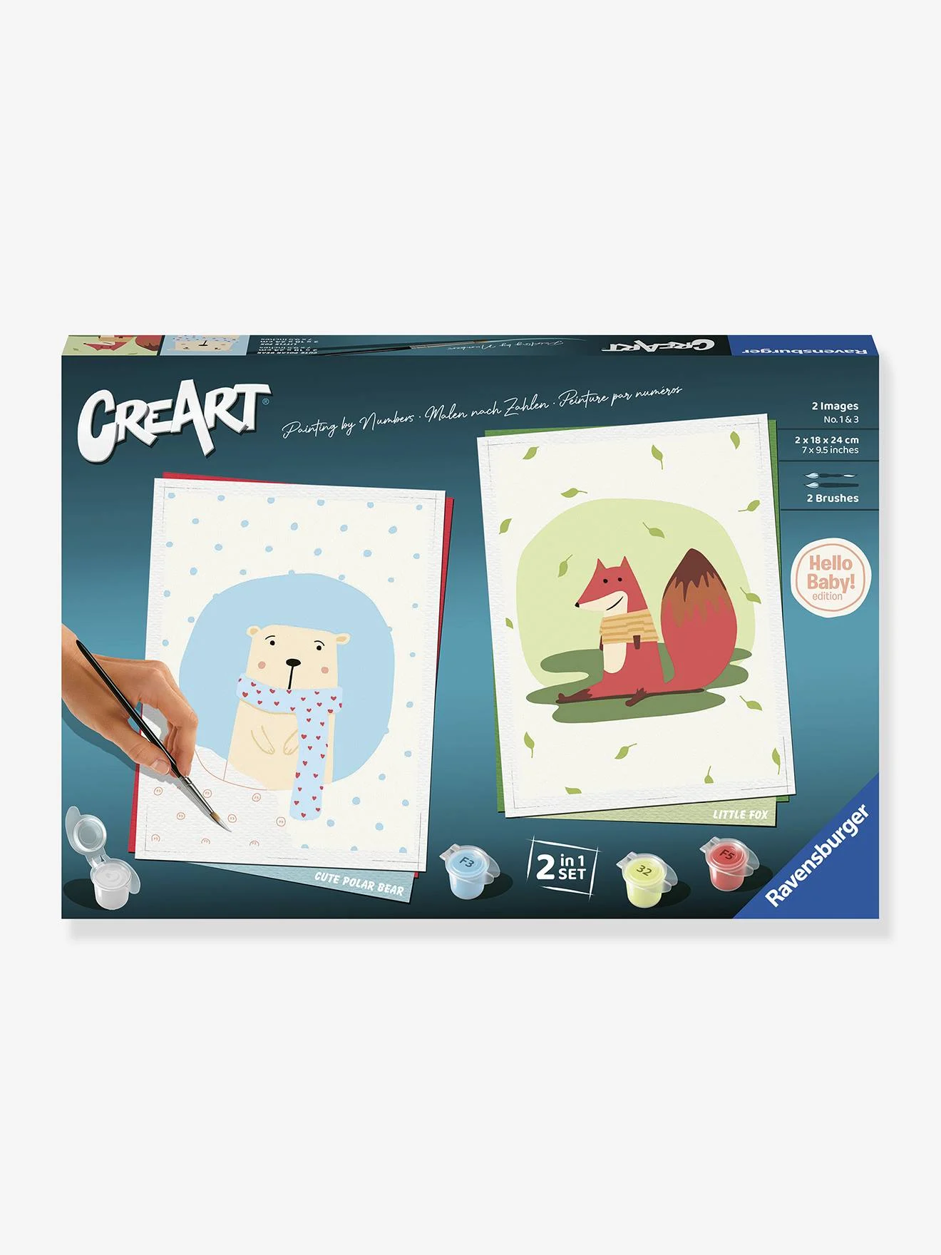 Kinder CreArt Hello Baby Set Ravensburger - mehrfarbig