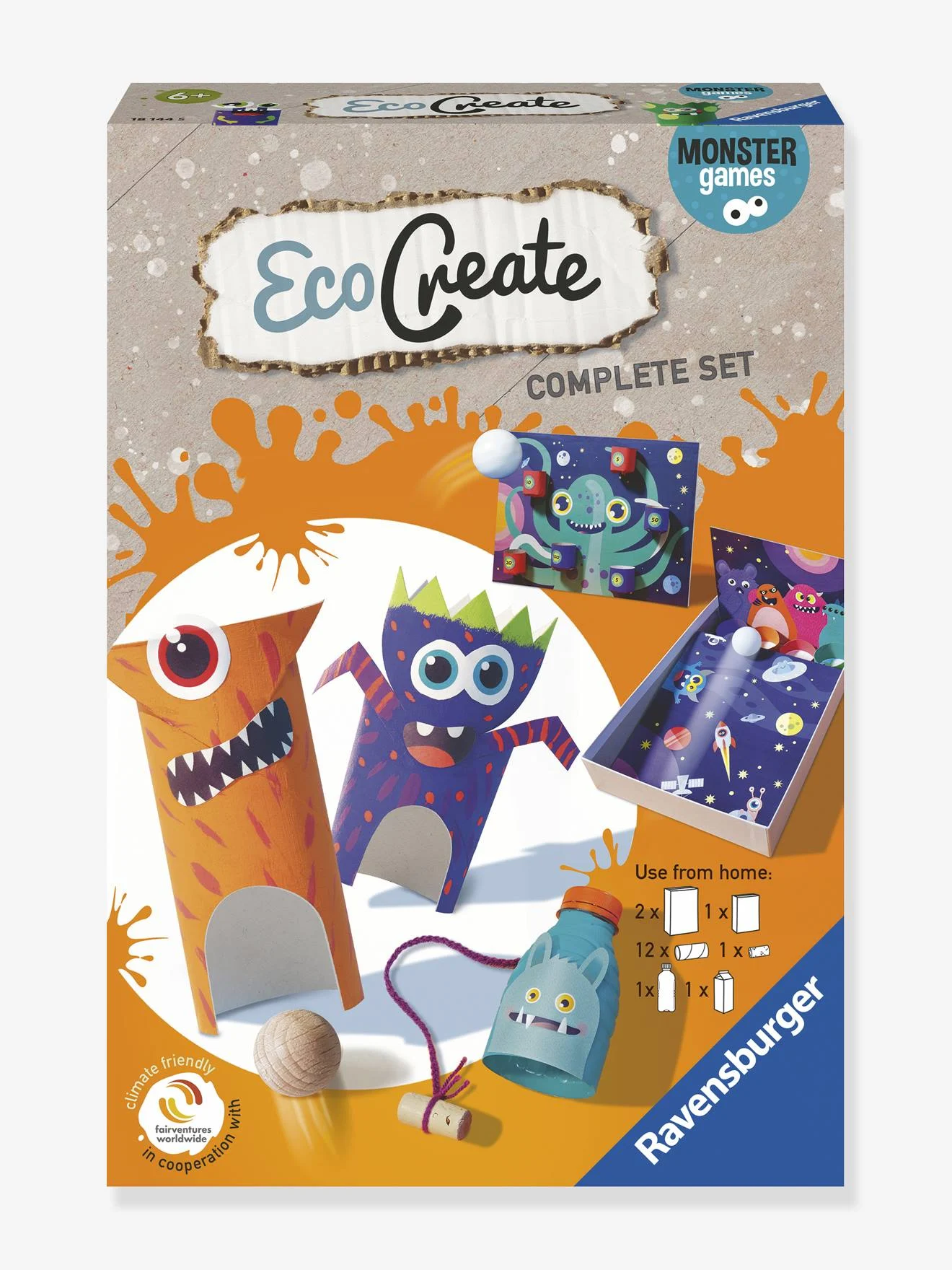 Kinder EcoCreate Monster-Olympiade Ravensburger - mehrfarbig