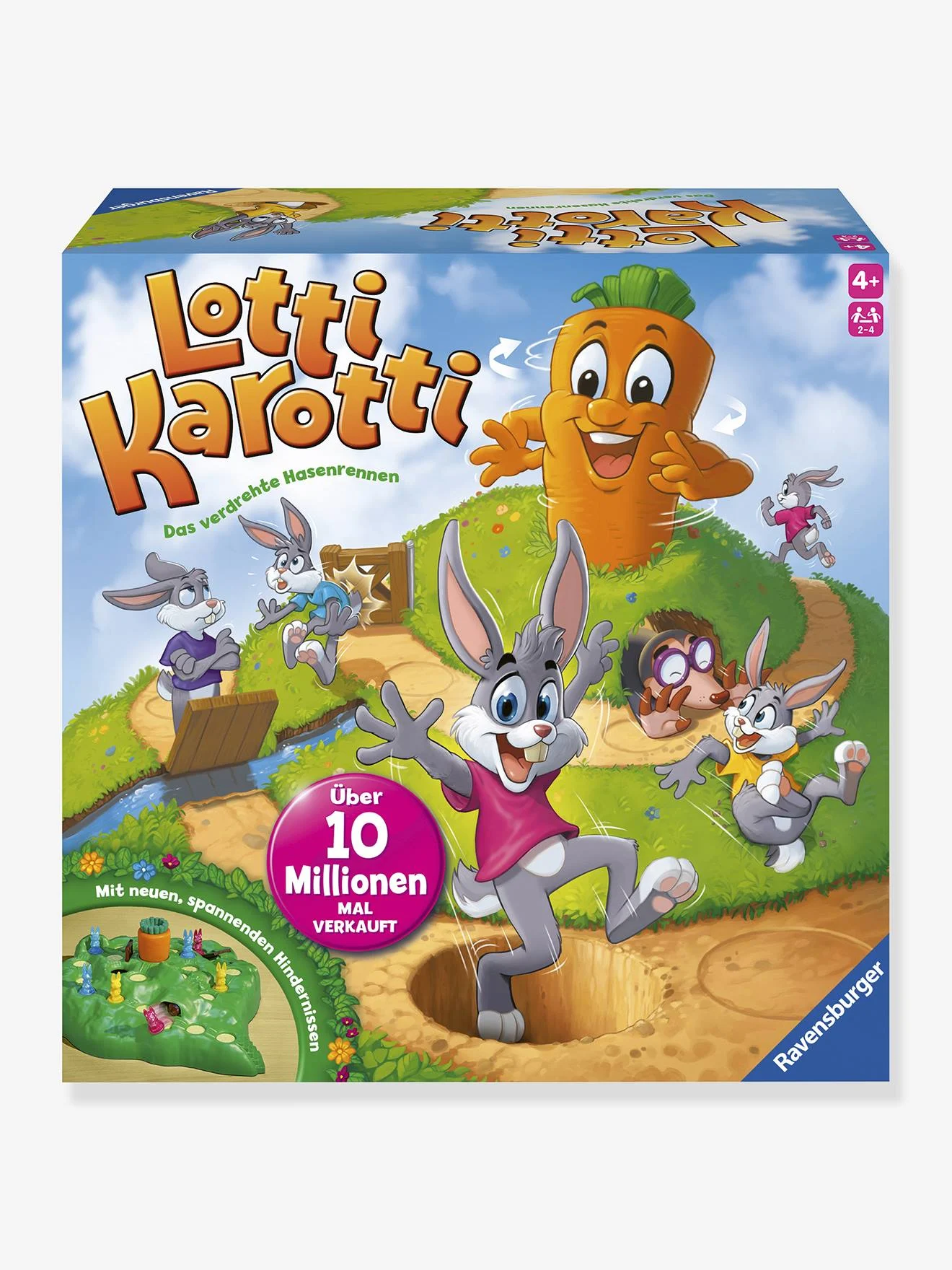 Kinder Gesellschaftsspiel: Lotti Karotti Ravensburger - mehrfarbig