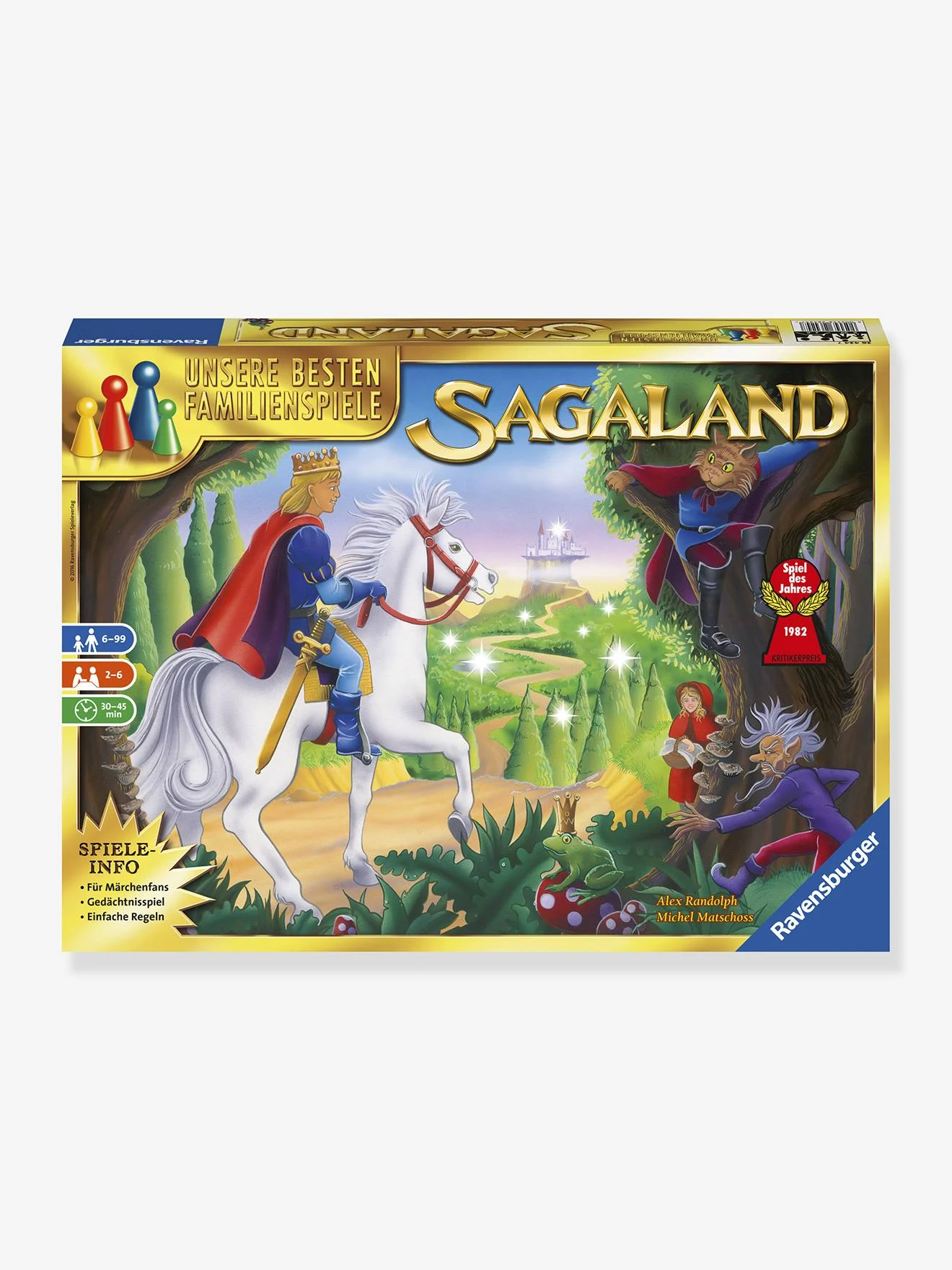 Kinder Gesellschaftsspiel Sagaland Ravensburger - mehrfarbig