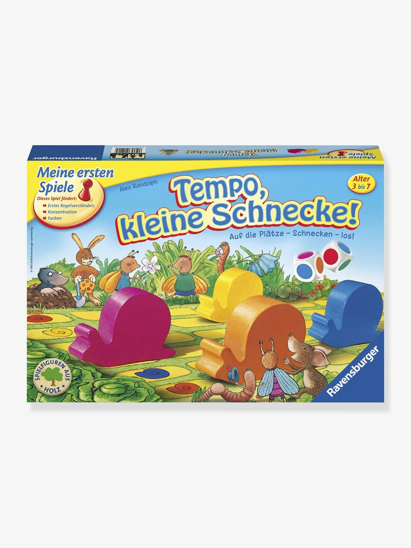 Kinder Gesellschaftsspiel: Tempo, kleine Schnecke! Ravensburger - mehrfarbig