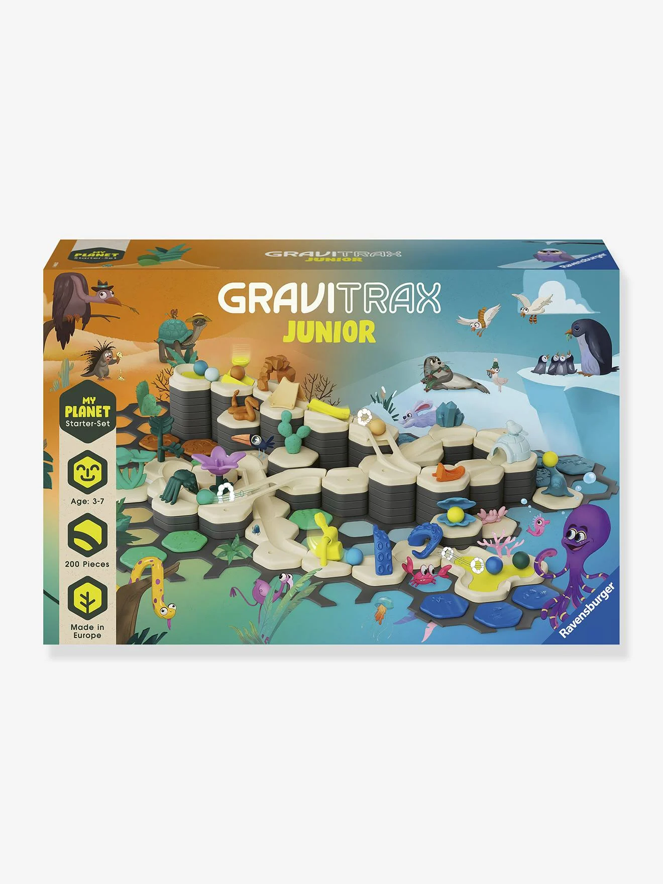 Kinder GraviTrax Junior Starter-Set XXL Planet Ravensburger - mehrfarbig