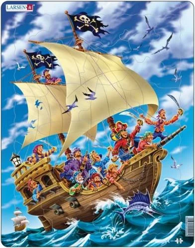 Larsen Puzzle Piraten