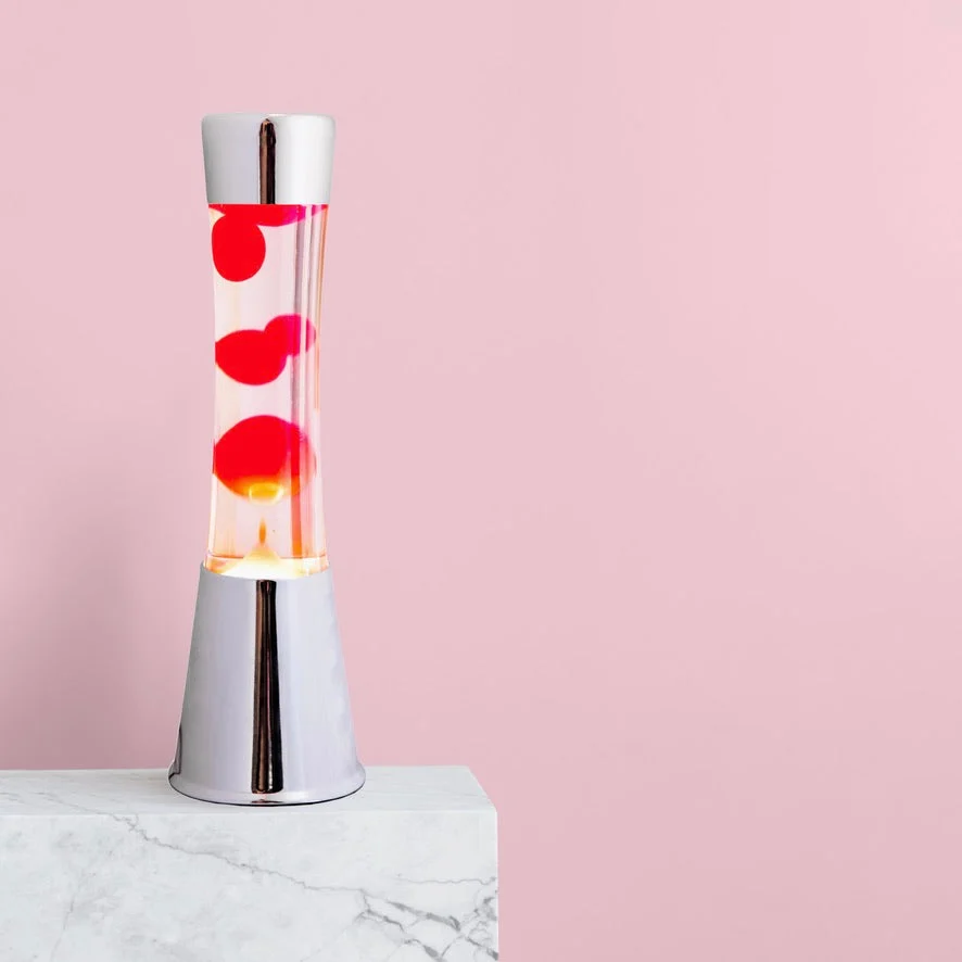 Lava Lampe Fisura "Tower" | Red | Zeitlose Magie