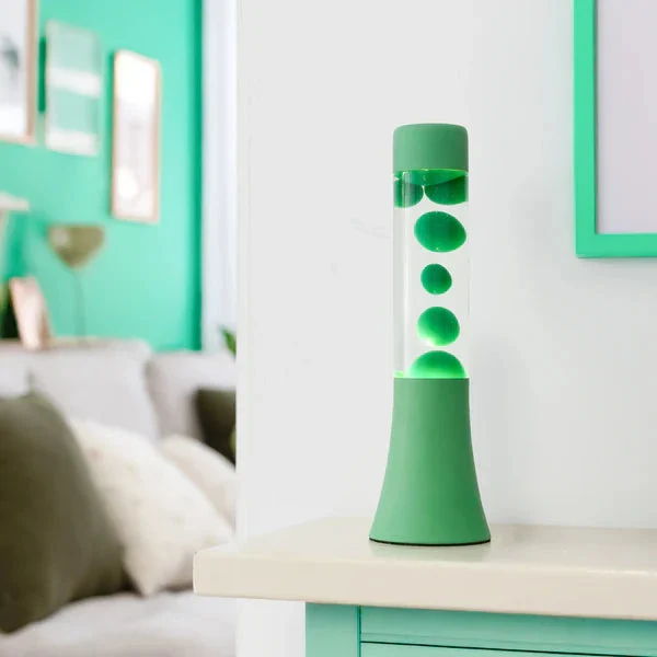 Lava Lampe “Mini Monochrome Green” | Klein & Retro | Fisura