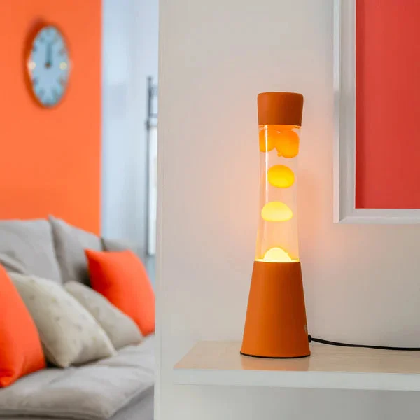 Lava Lampe “Tower Mono Orange” | Klare Farbe, große Wirkung | Fisura
