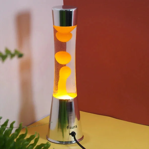Lava Lampe “Tower Orange” | Wärmt Herz & Style | Fisura