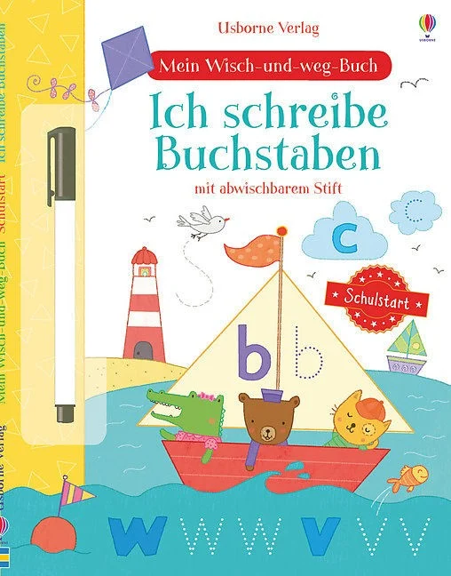 Mein Wisch-und-weg-Buch: Ich schreibe Buchstaben