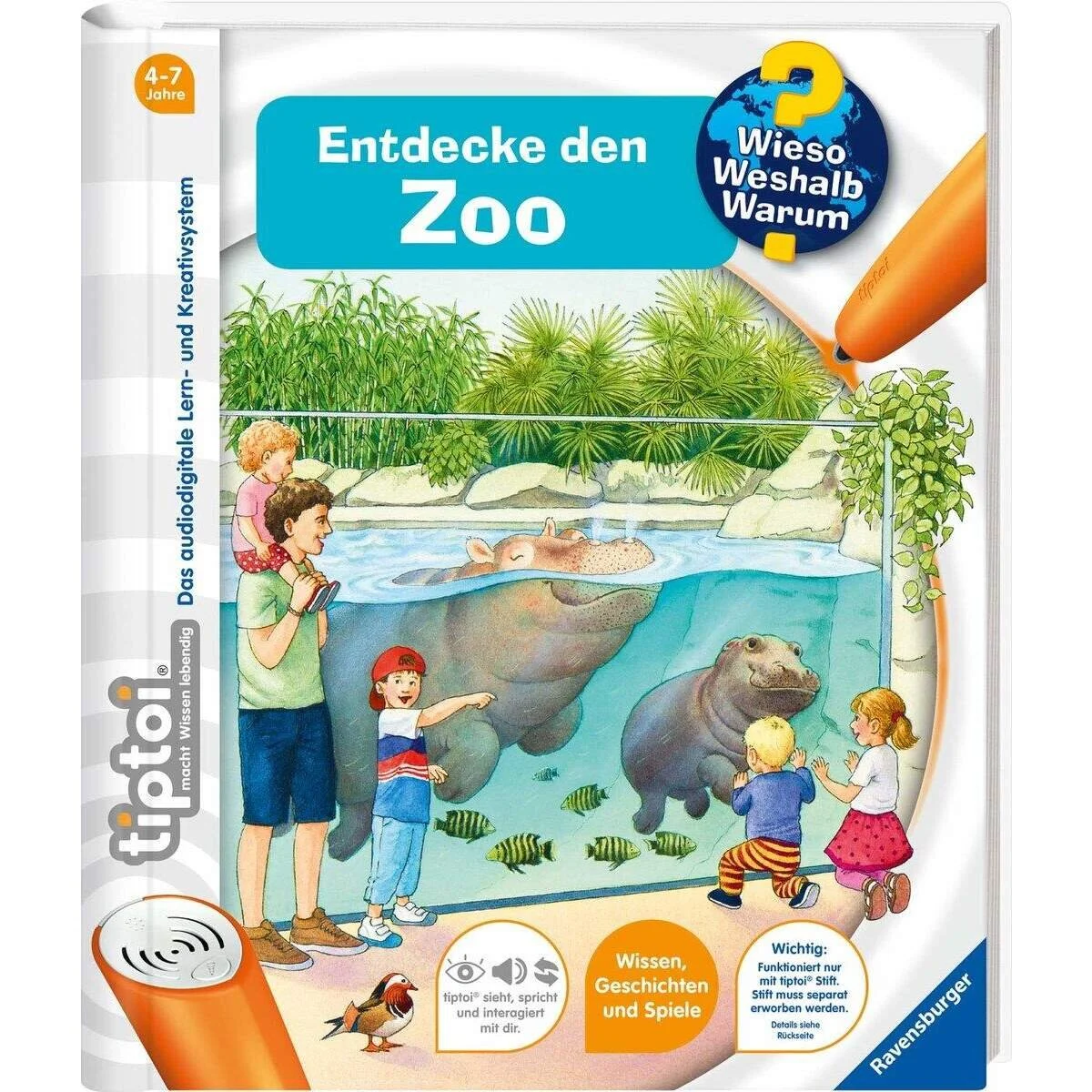 Ravensburger tiptoi Wieso? Weshalb? Warum? Entdecke den Zoo (Band 20)