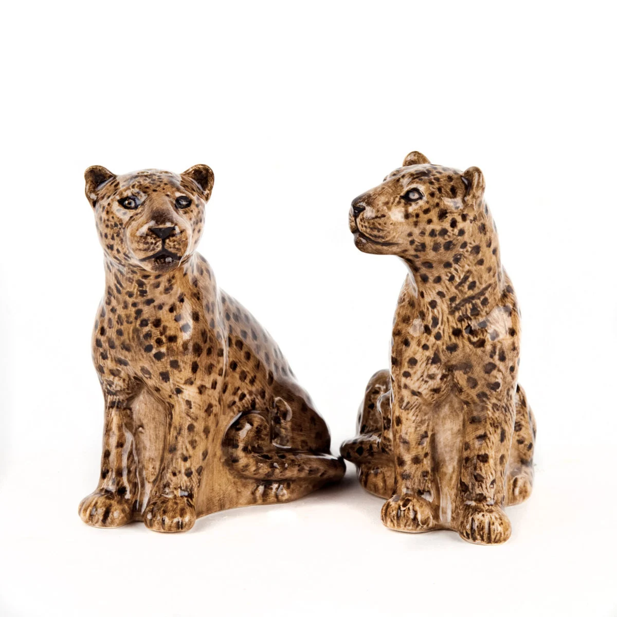 Salz- & Pfefferstreuer Quail “Leopard” | Keramikset im Leoparden-Look