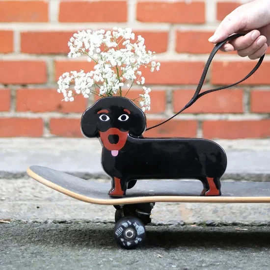 Vase Fluid Market “Dog” | Trendiges Design | Perfekt für Blumenarrangements