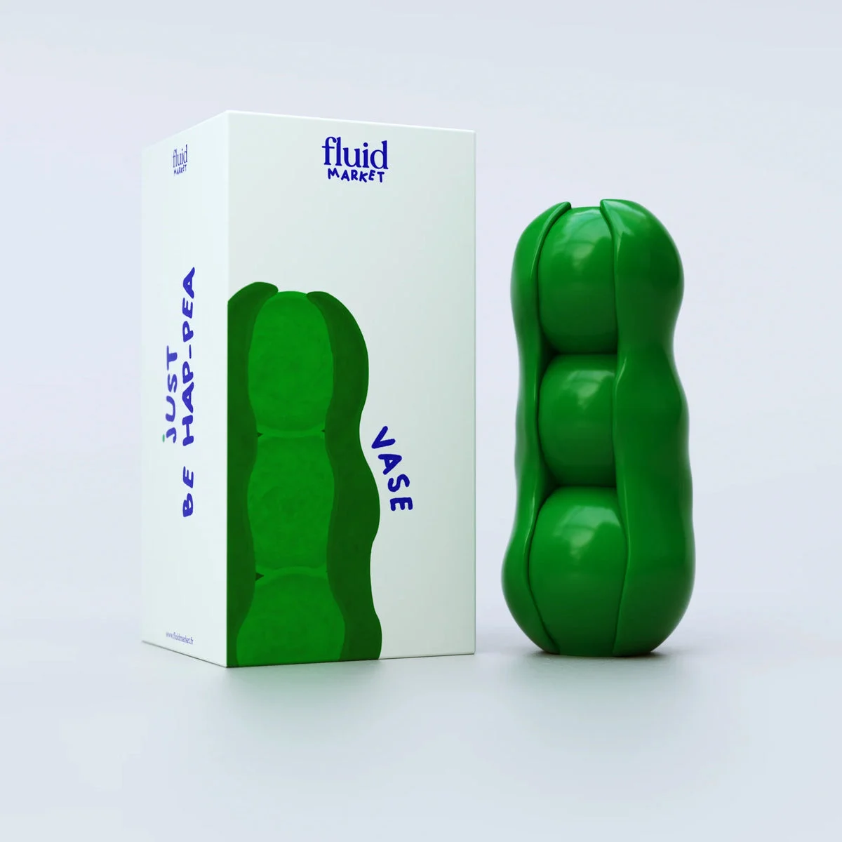 Vase Fluid Market "Peas" | Grün, Keramik, Frisches Design