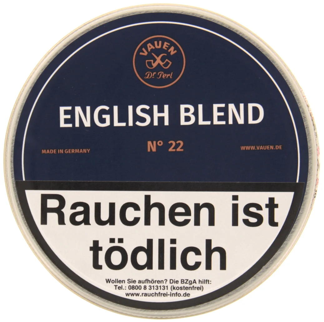 Vauen Pfeifentabak English Blend (ehemals English Blend & Vanilla TAB 22) 50g Dose