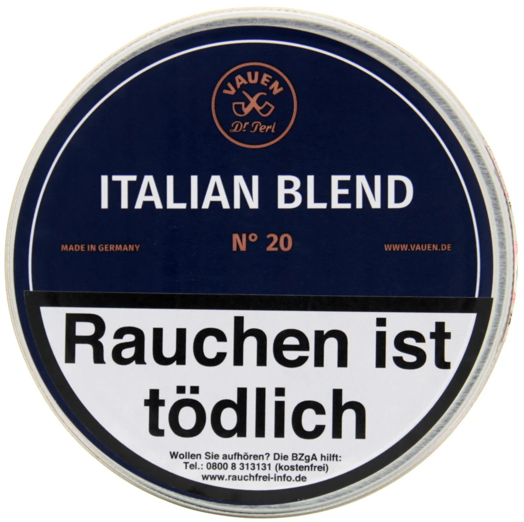Vauen Pfeifentabak Italian Blend (ehemals Horst Lichter Kollektion Espressotabak TAB 20) 50g Dose
