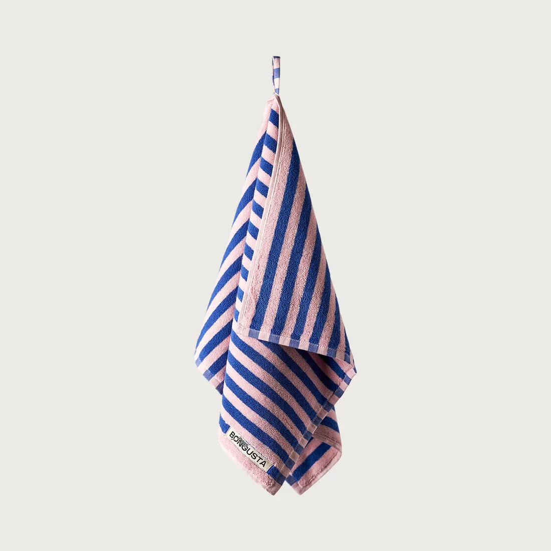 Waschlappen BONGUSTA “Naram Dazzling Blue & Rose” | 30x30 cm | Frische Farben