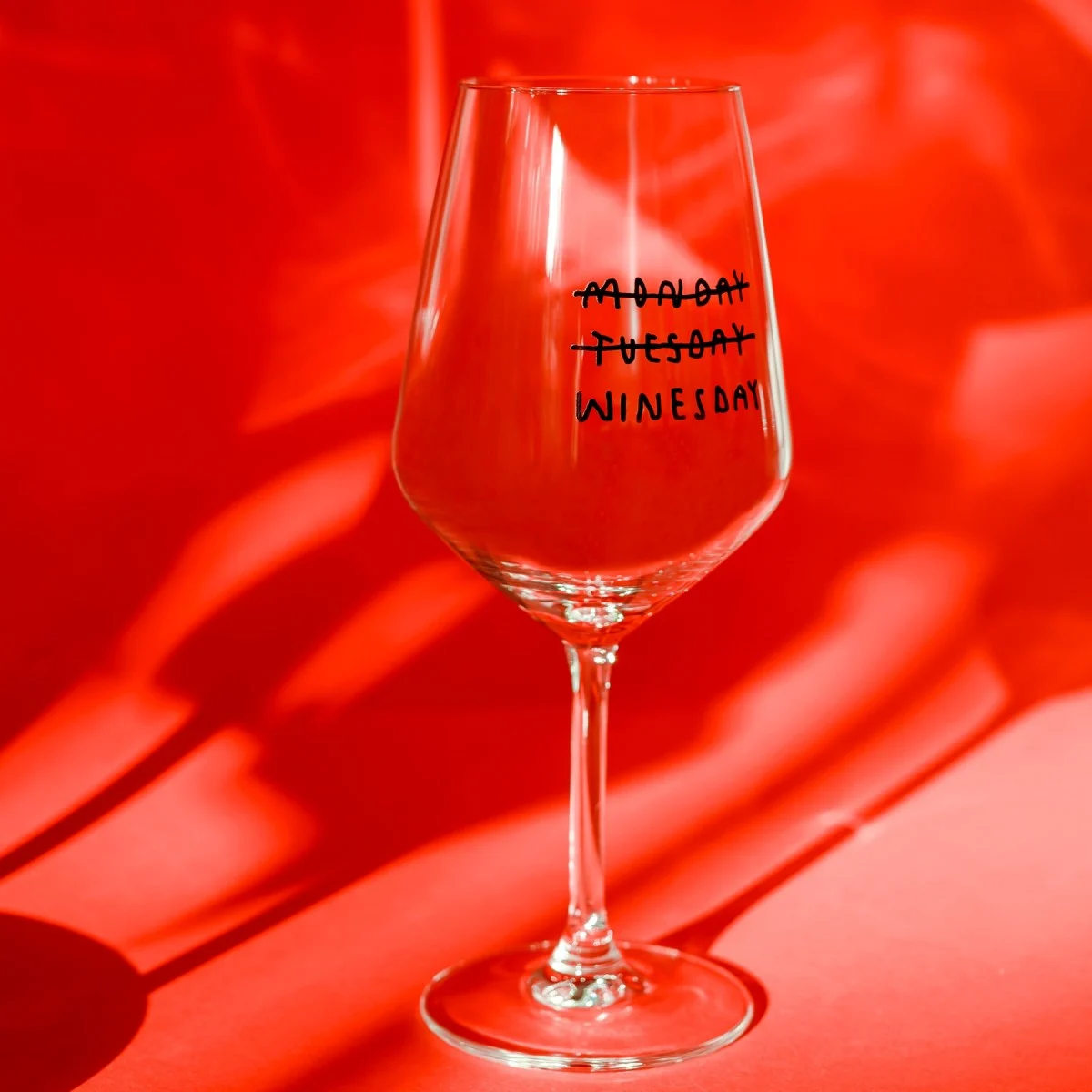 Weinglas "Monday, Tuesday, Winesday" | Special Edition